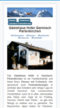 Mobile Screenshot of gaestehaus-hofer.de